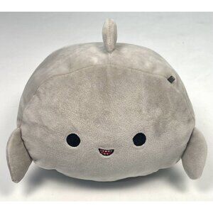 KELLYTOY Squishmallow 8" Original Gray Stackable Plush Stuffed GORDON THE SHARK